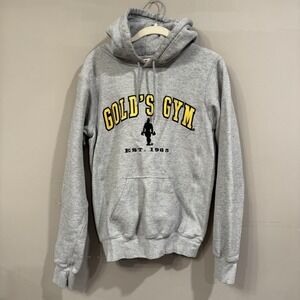 Vintage Golds‎ Gym Grey Hoodie XS White River